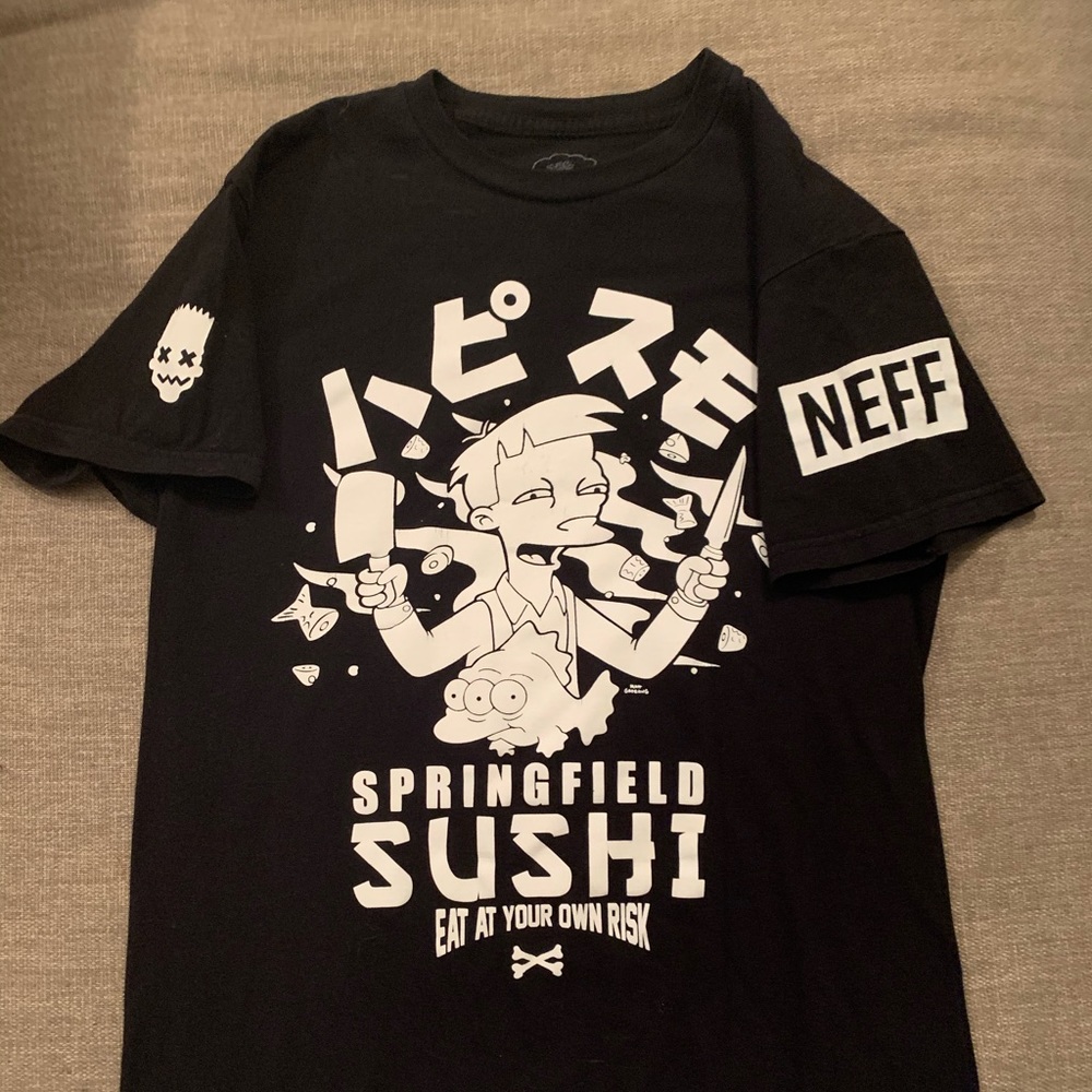 The simpsons neff t-shirt